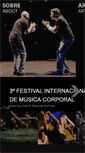 Mobile Screenshot of br.internationalbodymusicfestival.com
